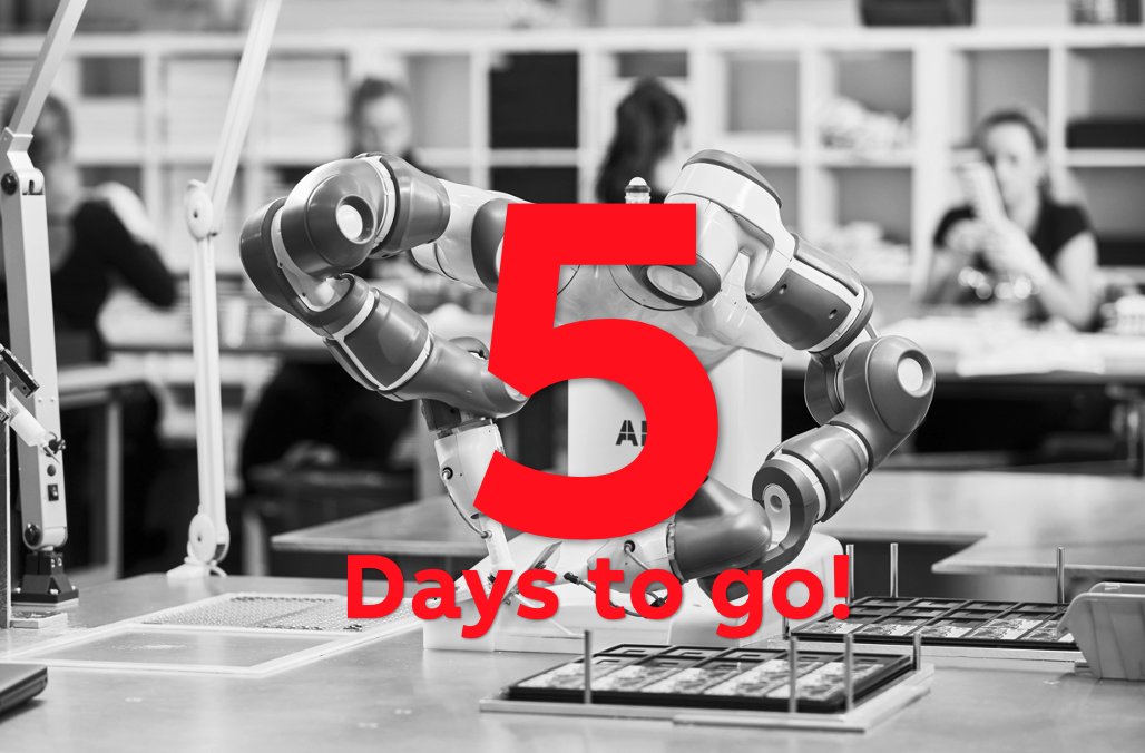 RoboAccelerator's tweet image. Only 5 days left to apply for the ABB Robotics 20/21 Challenge, apply now! ow.ly/yN1l50D4Vl3 #robotics #automation #startups