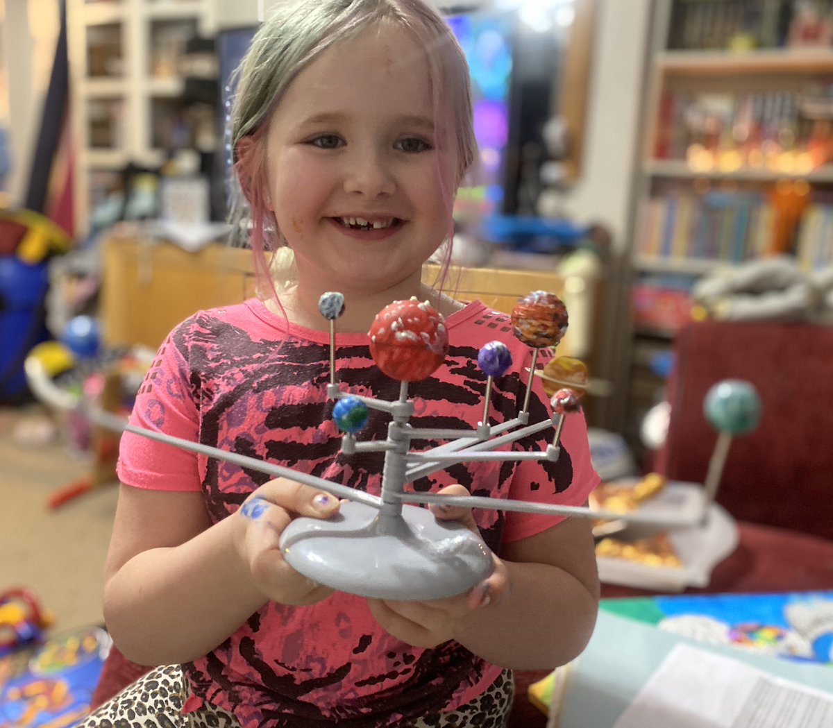 melodyjane666's tweet photo. #homeeducation is doing something you love and feeling proud of yourself at the end. No test. No written work. Just discussing the solar system watching documentaries and building a model.
#FairHearing4HomeEd #homeeduk #homeeducator #notinvisible #HomeEdNOTVulnerable https://t.co/pCKoY8UKvV