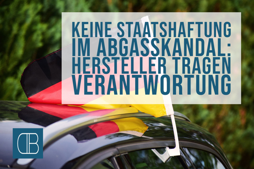 dbanwaelte's tweet photo. Dass der Staat einiges im #Abgasskandal versäumt hat, ist kein Geheimnis. Das Gericht hat entschieden: Der Staat haftet nicht für die #Abgasmanipulation. Verantwortlich sind die Hersteller! Wieso sich die Klage gegen den #Autobauer lohnt, lesen Sie hier:https://t.co/ZuhwBo5RyQ https://t.co/w59PGJUiQZ