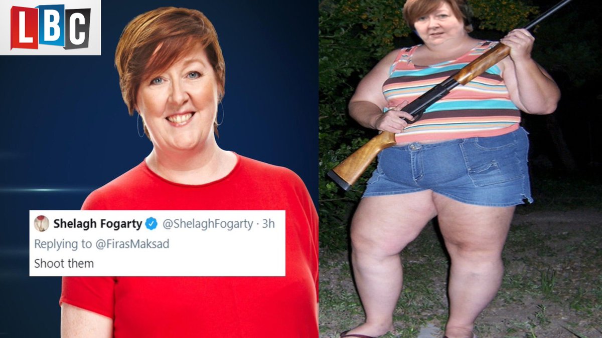problem_we's tweet photo. i think @LBC should be more worried about this trout inciting violence before lying about shit in america. https://t.co/6IRIaG0wfx