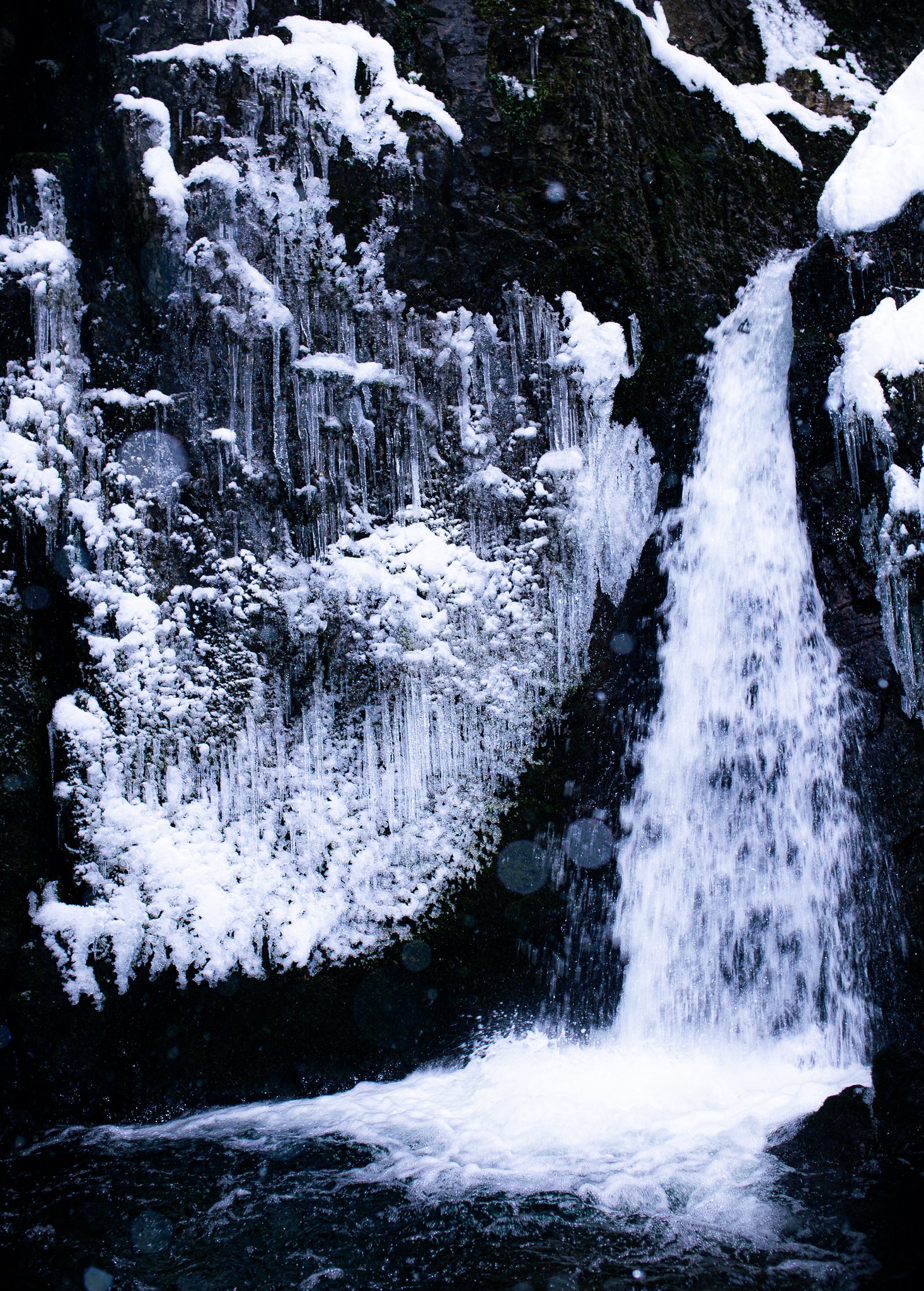 前山 в X: „雪と氷の世界で流れる滝。 水墨画のような白と黒の 前山 в X: „雪と氷の世界で流れる滝。 水墨画のような白と黒の