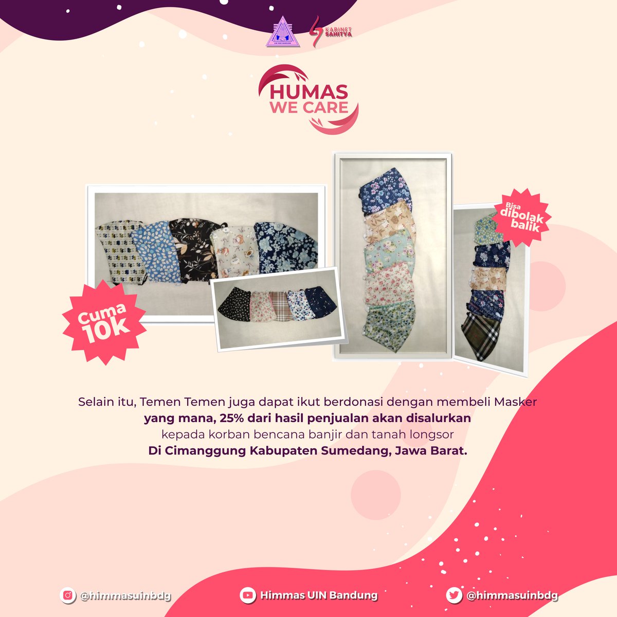 [HUMAS WE CARE]

Donasi bisa melalui:
Rekening Mandiri Syariah 7122755988 a.n. HMJ Ilkom Humas
Dana 085795590689 a.n. Hima Humas (Denda Saeful Ulum)
Rekening BCA  2832214699 A.N Fadli Anwar

Narahubung:
📞 0896-6214-0391 (Iqbal)