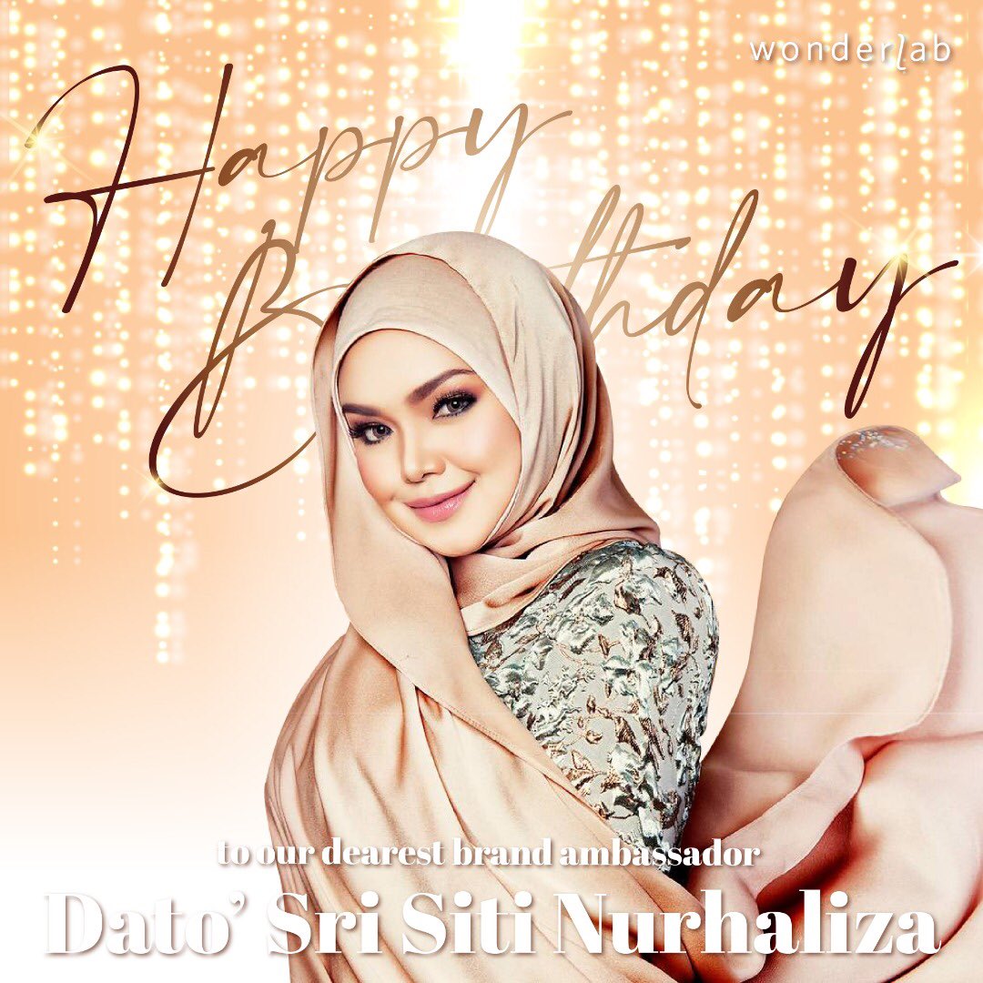 Happy Birthday DS Siti Nurhaliza

daripada &  