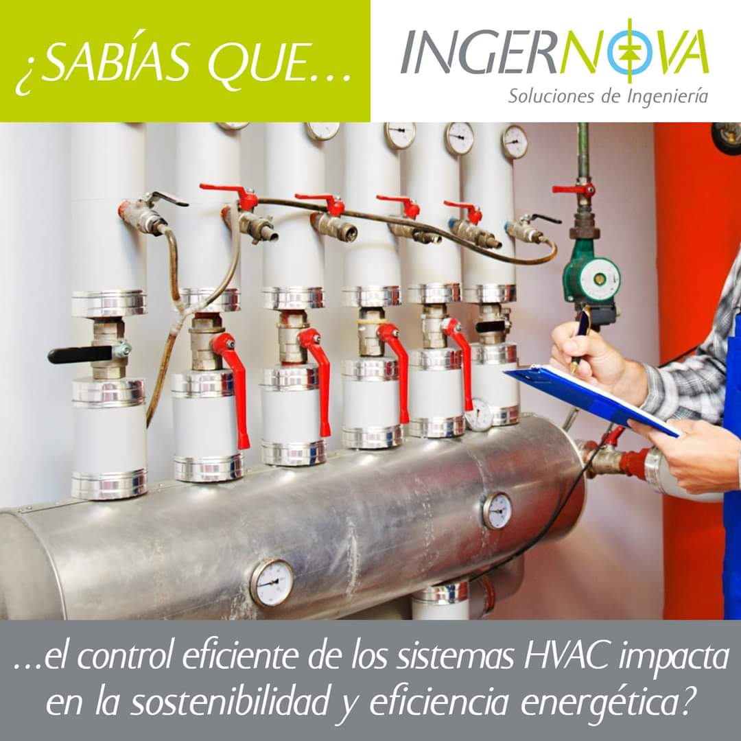 Ingernova's tweet photo. Los sistemas HVAC constituyen aproximadamente el 35 % de la energía consumida en edificios comerciales y residenciales. La instalación de sistemas de control impacta directamente en la sostenibilidad y eficiencia energética 
#HVAC #sistemasdecontrol #eficienciaenergetica https://t.co/BYqtM3zl9Q