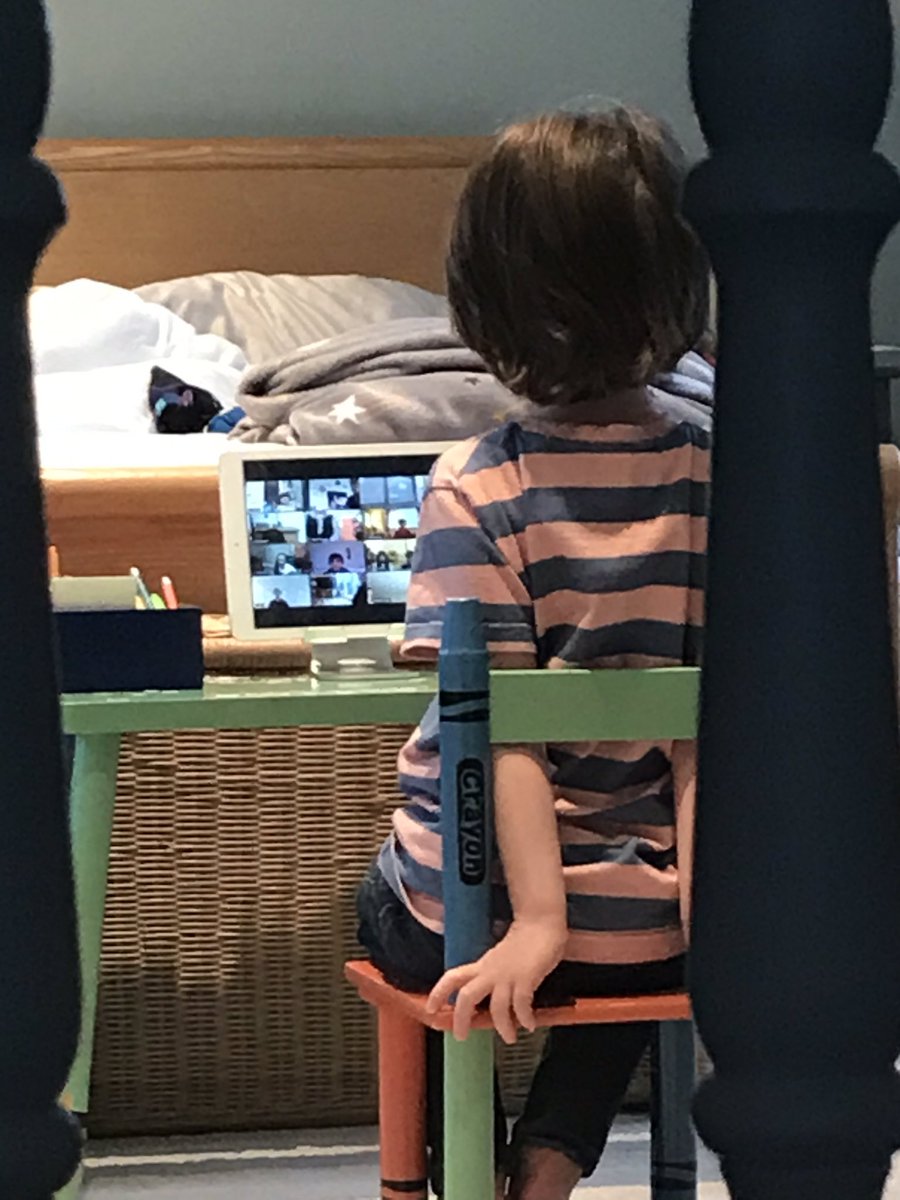 Meta4ltd's tweet photo. @TheShrubberySch two very different approaches this morning to wake up shake up!! #homeschooling https://t.co/4NZIsrnMeh