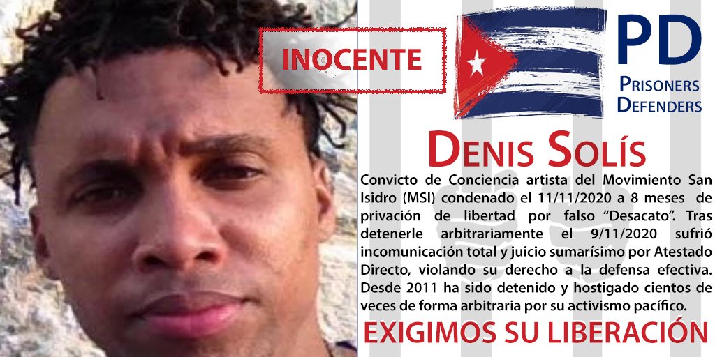 ¡Atención! Lanzamos campaña de #DDHH con informe inédito por la liberación del #artista #FreeDenisSolís #FreeDenis del <a href="/Mov_sanisidro/">Movimiento San Isidro</a> #MSI en #Cuba y por los #DerechosHumanosEnCuba drive.google.com/open?id=1G4Wop… #TodosSomosSanIsidro #EstamosConectados <a href="/27Ncuba/">27N</a> <a href="/LMOAlcantara/">Luis M. Alcantara</a> <a href="/Pontifex_es/">Papa León XIV</a>