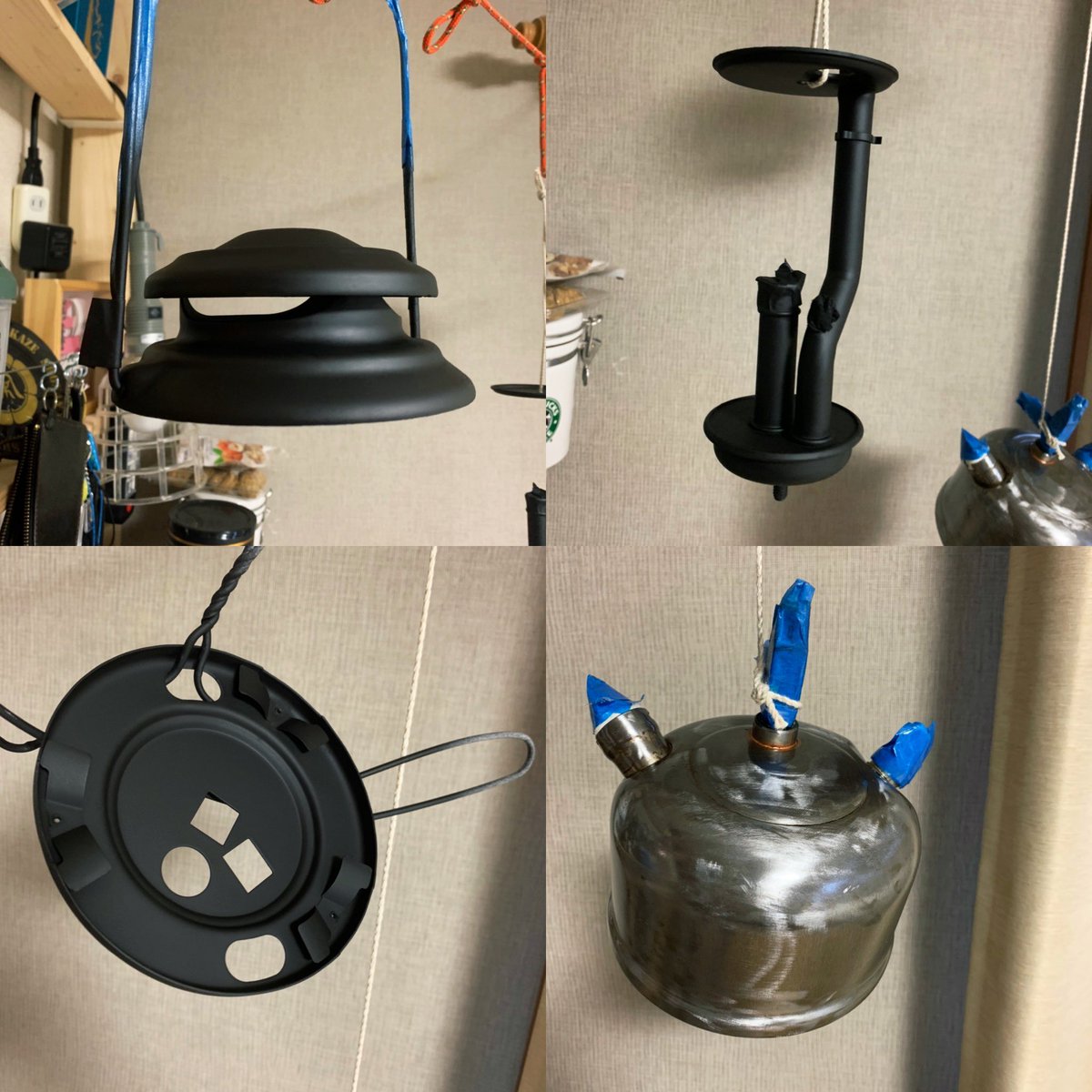 CampFitt's tweet photo. 本日の作業報告
ジェネレーターなど高温部品に耐熱スプレー艶消し黒を塗布。3度塗り施工。
タンクへプライマー塗布。3度塗り施工。
48時間乾燥後、タンクの上塗り施工予定。
#コールマンランタンカスタマイズ
#ソロキャンプ
#親父キャンプ
#欲しい物は自分で作る
#艶消しすき https://t.co/Xj9ZVmNYkN