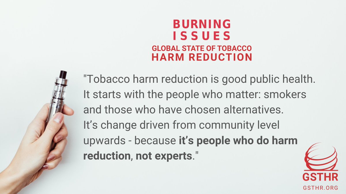 GlobalStateTHR's tweet photo. 1.1 billion #smokers around the world deserve better options. To learn more about the potential of #tobaccoharmreduction, read our latest report #BurningIssues and explore our data - all available free at https://t.co/VZgAcHHbal

#THRworks #SayYesToTHR https://t.co/t3OddfpWj9