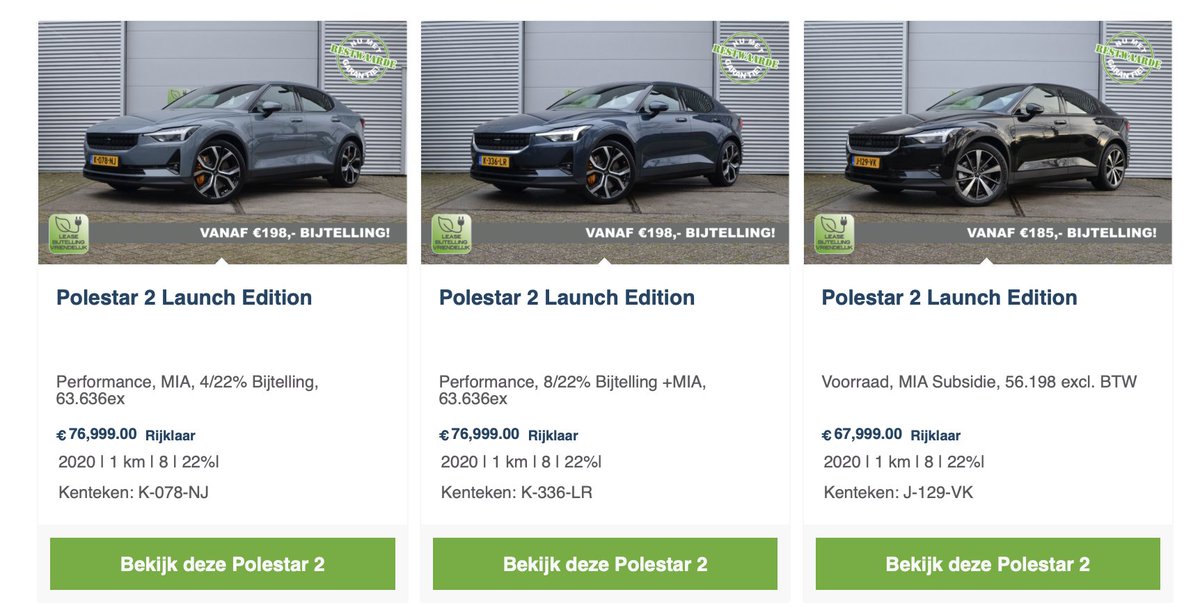 LBVriendelijk's tweet photo. 2020 registratie, dus lage Bijtelling, #Polestar 2 (100% elektrisch) incl. #restwaardegarantie uit voorraad leverbaar!

https://t.co/9WqeR6PDu5

#bovag #wegenbelastingvrij #lease #performance #autopilot #bijtelling https://t.co/EM36jficLe