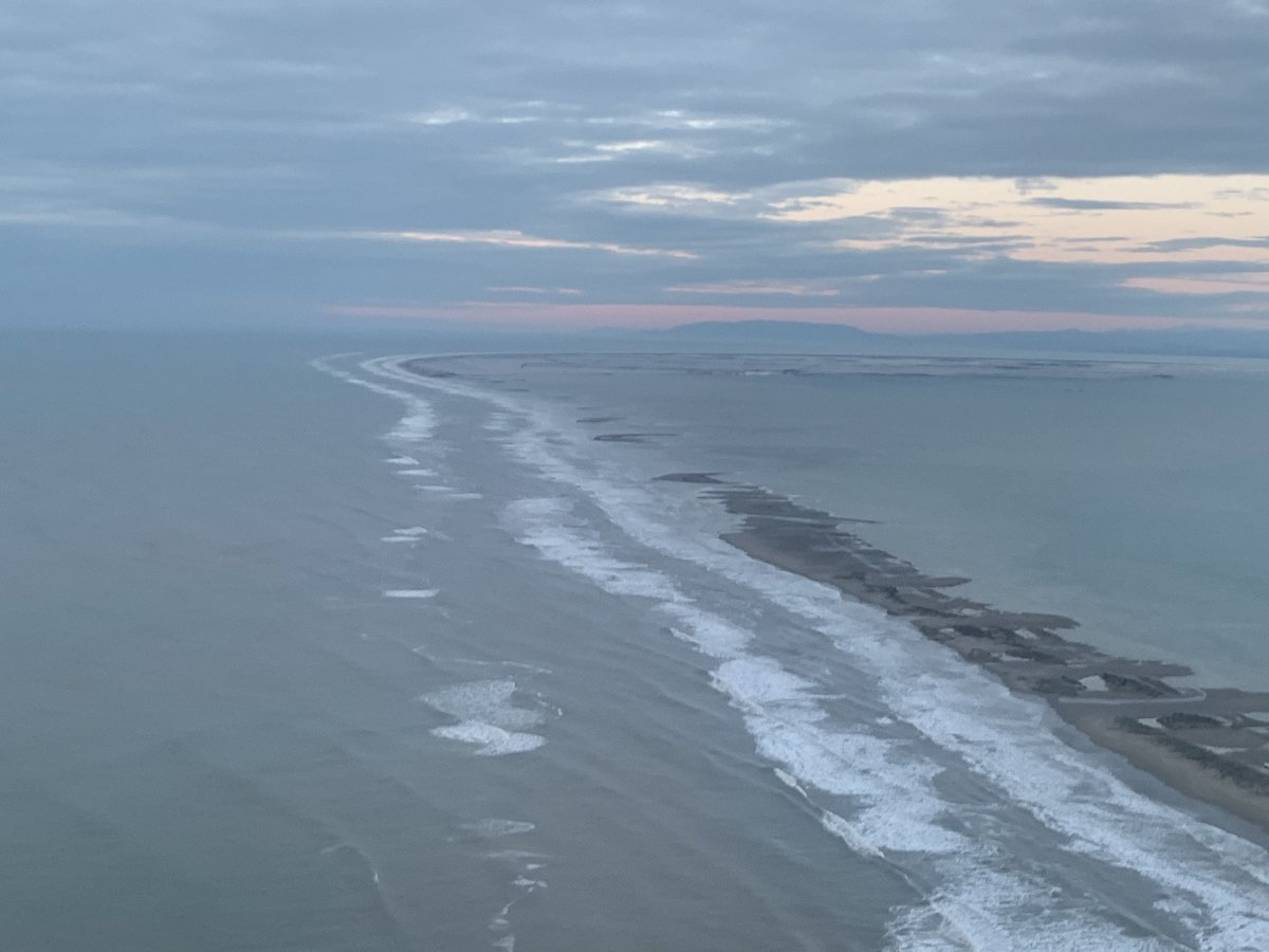 jaume_pr's tweet photo. Així està el que queda de la barra del #Trabucador al #DeltaDelEbre vist des de l’aire avui 11/01/21, després del temporal provocat per la borrasca #Filomena #324eltemps https://t.co/mQFGf8tquq