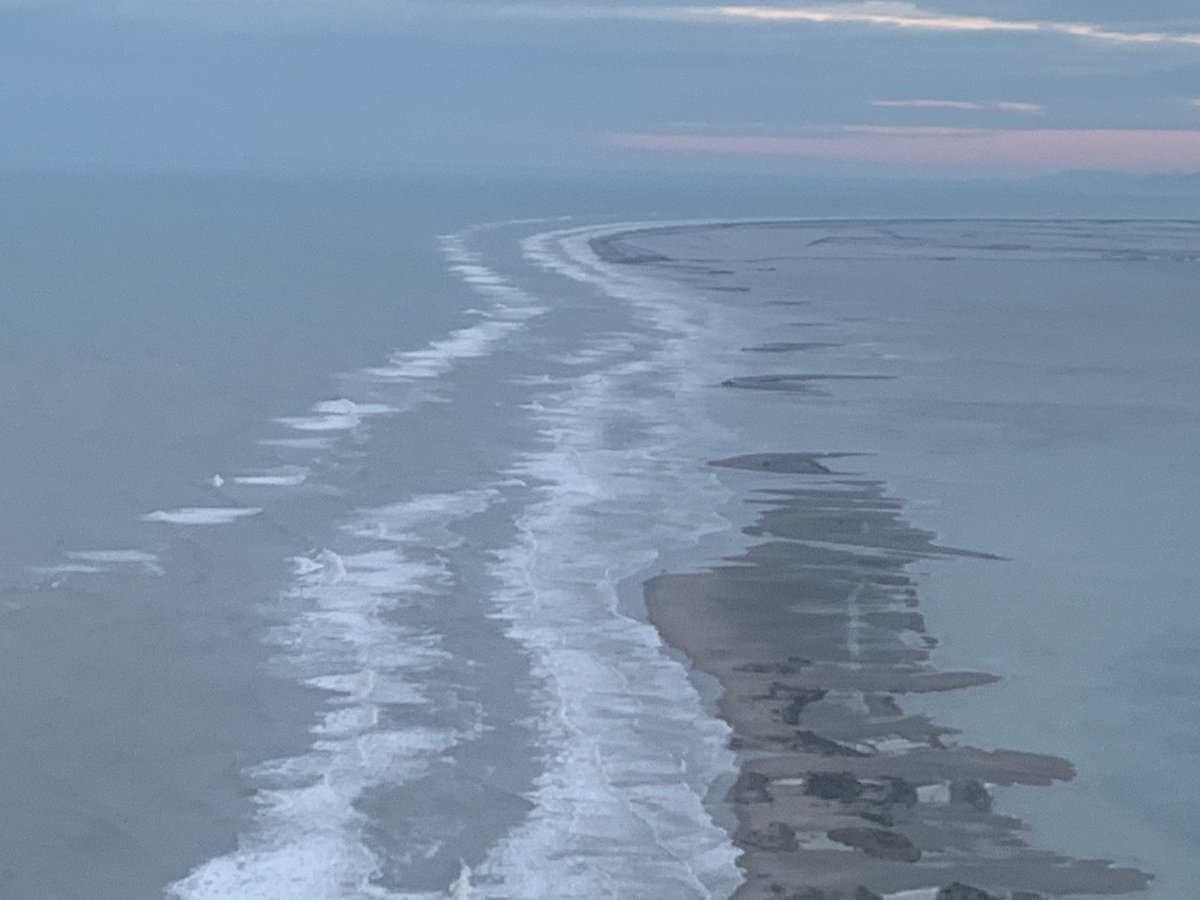 jaume_pr's tweet photo. Així està el que queda de la barra del #Trabucador al #DeltaDelEbre vist des de l’aire avui 11/01/21, després del temporal provocat per la borrasca #Filomena #324eltemps https://t.co/mQFGf8tquq