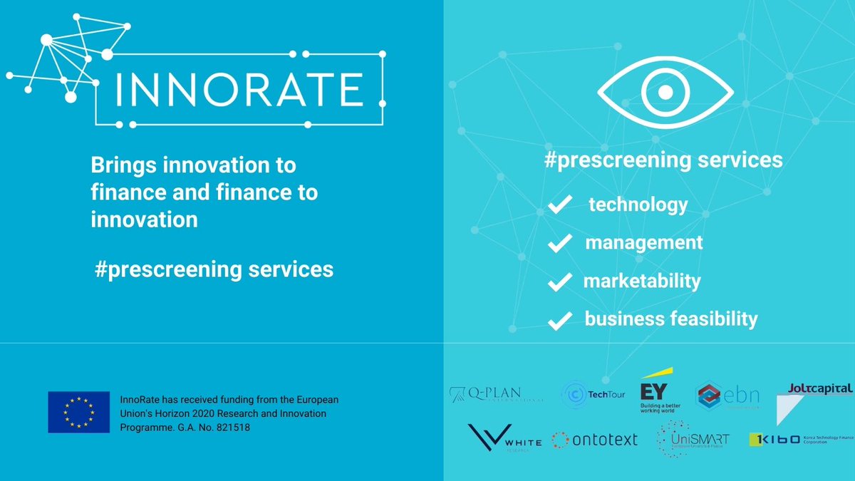 RT <a href="/innorateproject/">InnoRate Project</a>: With just a few clicks, #Innorate can help #smes and #startups calculate their performance, compare to similar companies and connect with #investors. And that's only a part of it. Want to learn more about our #platform? 
👉 …