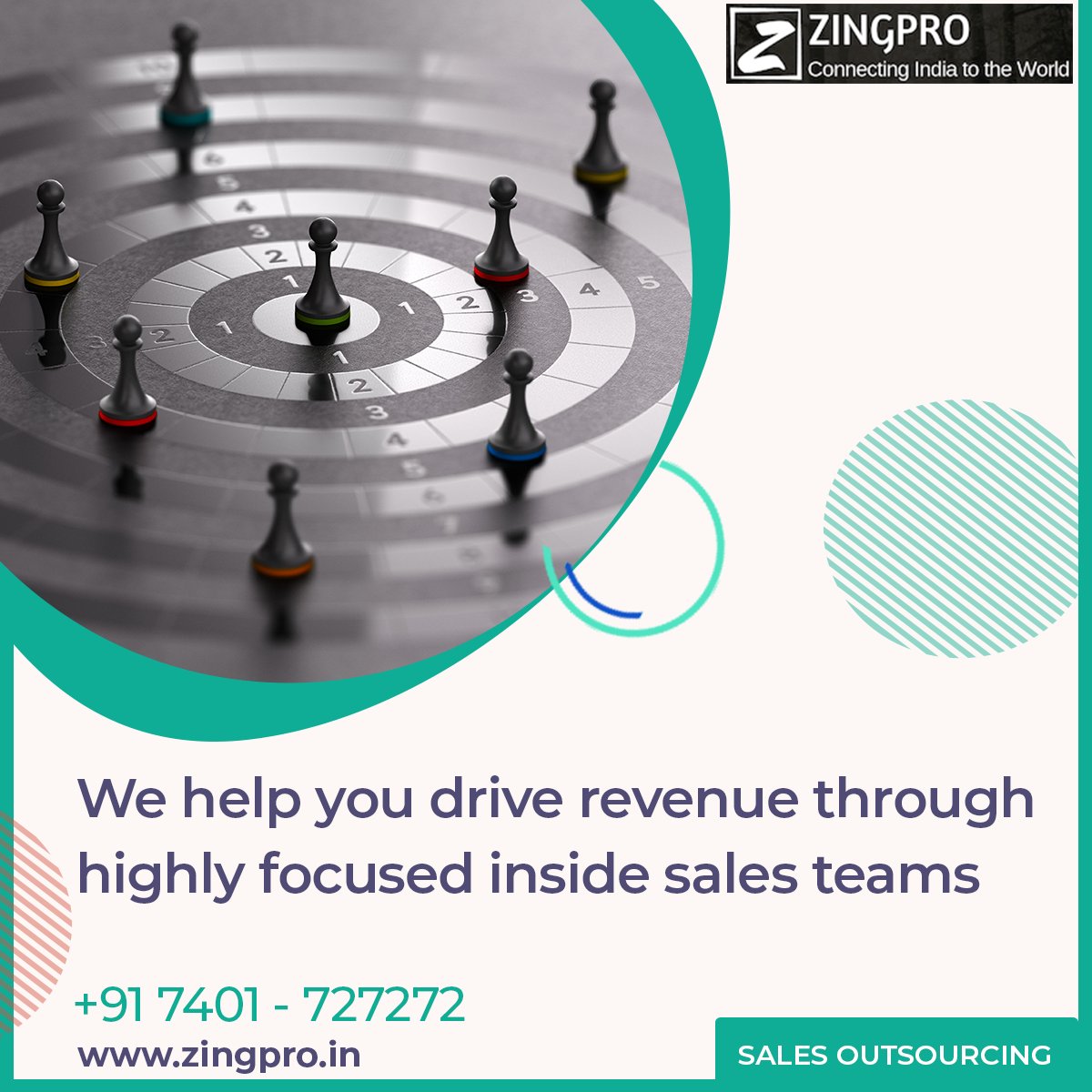 ZingproIndia's tweet photo. We help you drive revenue through highly focused inside sales team
For More Details: +91 7401 727272, https://t.co/Rh83aegfvY
#insidesales #marketing #sales #directsales #digitalsales #SaaSsales #retailsales #salesoutsourcing https://t.co/oEBHMCdfsa