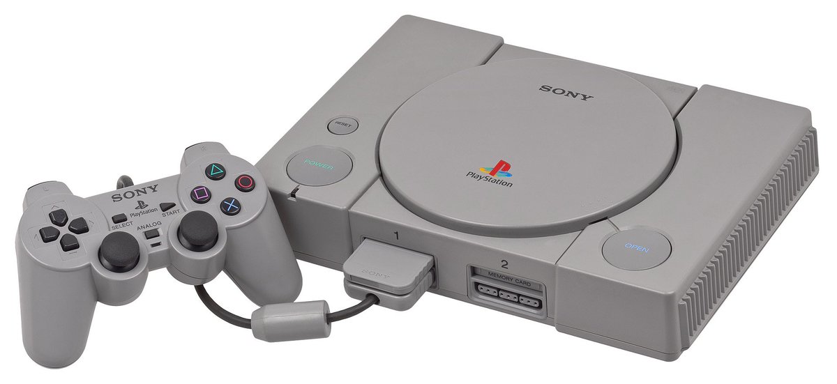 1994: The Sony Playstation was released in Japan. With beige boxes dominating the desktop, it was now up to consoles to drive innovation on the gaming front. With an optical drive and a capable GPU, it laid the foundations for future consoles. https://en.wikipedia.org/wiki/PlayStation