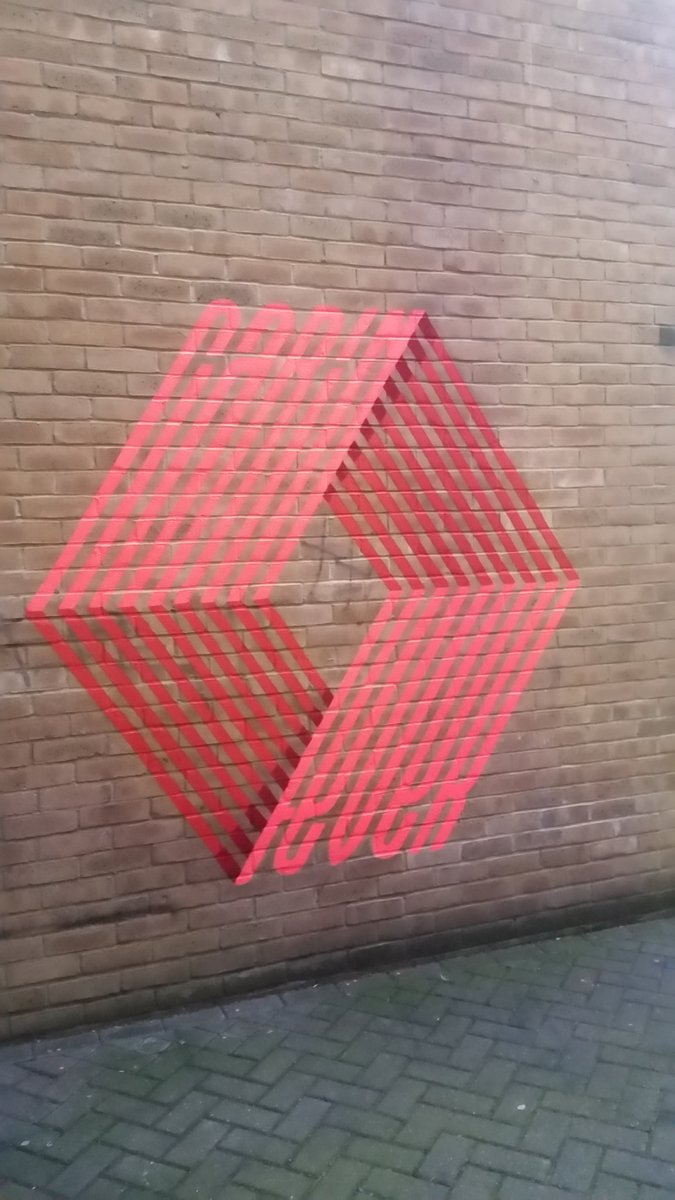 brightonwarren's tweet image. Cabin fever by #garystranger at @BrightonOpenMkt #Brighton #streetart #graffiti #cabinfever