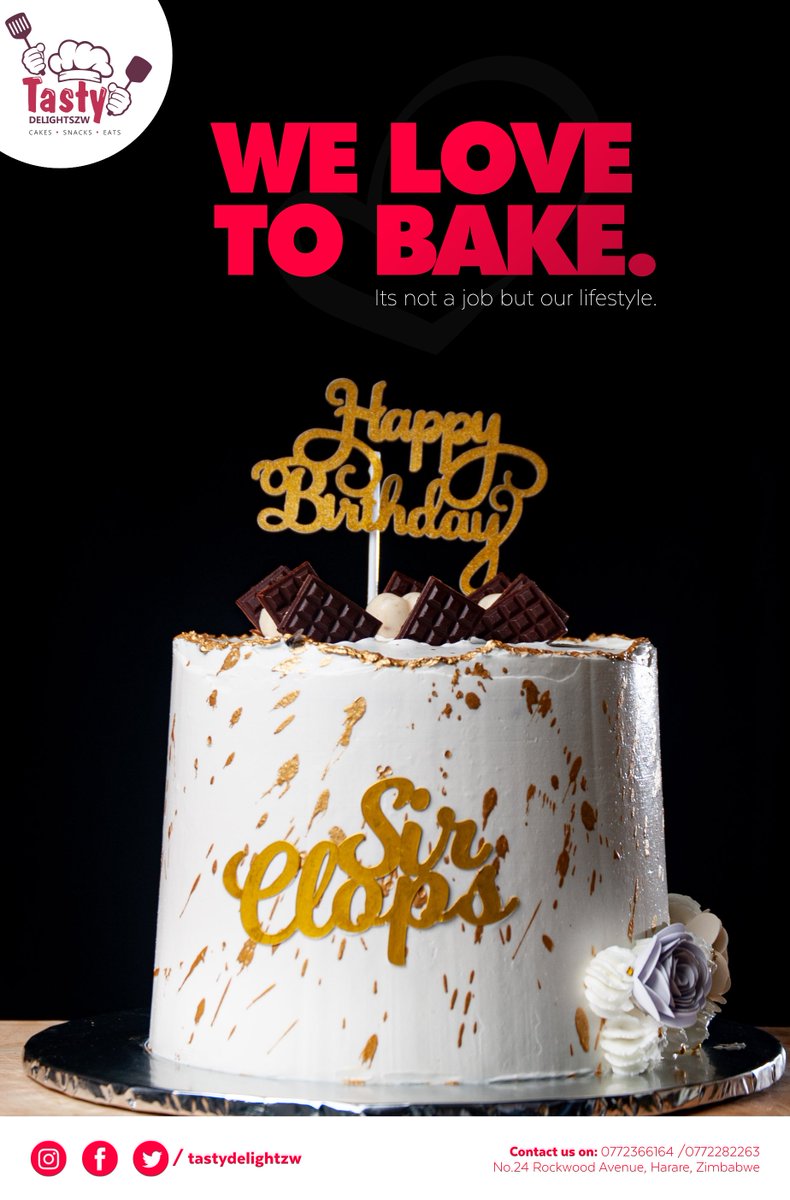 TastyZw's tweet photo. Happy Birthday, Sir Clops. 

We love your cheerful disposition. 
Thank you for your continued support.

DM , Call, or WhatsApp 0772366164/0772282263 to place your order.

#delighted2serveyou https://t.co/4iIxTKWmle