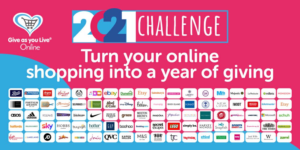 Shopping those January sales? You can generate FREE donations for us with every purchase when you use <a href="/GiveasyouLive/">Give as you Live 💙❤️💚</a>.

Imagine how much you could raise if you generate a donation from every online shop in 2021!  giveasyoulive.com/join/caessr?ut…