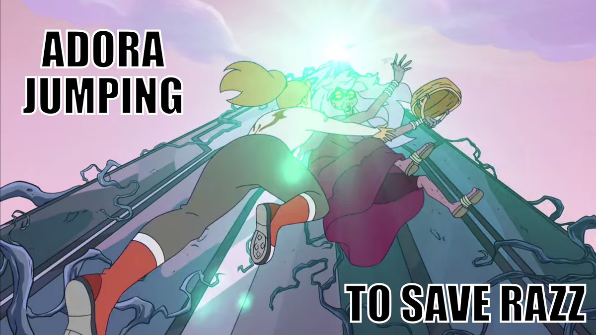 Atarun's tweet photo. Anyone: Jump!
Adora: How high !?
😂😉🤗
https://t.co/OzOkl38OzH
❤️🧡💛💚💙💜
#SheraandthePrincessesofPower #SheRaMovie #WeAreFriendsOfMara #MORECATRADORA #ContinueShera #SheRas6 #Keepstreamingshera #moreshera #BringBackSheRa https://t.co/ysTV5yTfKN