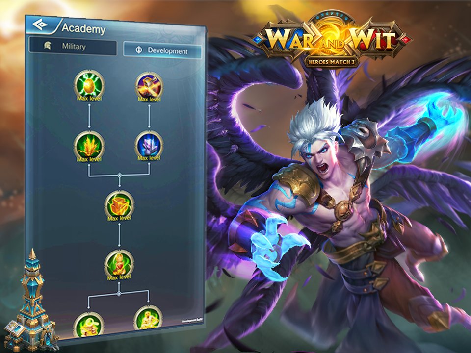 WarAndWit's tweet photo. #WarAndWit​
Great day, Adventurers!​☀
Don't forget to light up the Projects in the Development Department in Academy.​🧑‍🔬
The Projects promote a lot on the production in various field in your castle!​🆙 https://t.co/BtXdLMyMDx