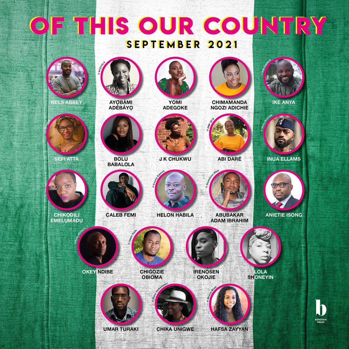 lolashoneyin's tweet image. Thrilled to contribute to OF THIS OUR COUNTRY, a nonfiction collection exploring Nigeria. 
#OfThisOurCountry🇳🇬 @HarperFiction