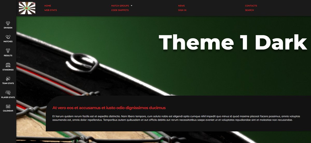We have released our 6th theme available to gold leagues, a dark version of theme 1 theme1dark.leaguerepublic.com