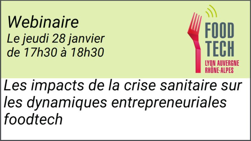 FoodTech Dijon Bourgogne-Franche-Comté (@lafoodtech) on Twitter photo La #FoodTech Lyon AuRA vous invite à son webinaire :
« Impact de la crise sanitaire sur les dynamiques entrepreneuriales foodtech »
Avec l'intervention de @Jerome_Zf, <a href="/digitalfoodlab/">DigitalFoodLab</a>, <a href="/isaralyon/">ISARA - 2 campus Lyon & Avignon</a> <a href="/PopotteDuck/">Popotte Duck</a>
👉Pour s’inscrire, c’est par ici : swll.to/BQvEK La #FoodTech Lyon AuRA vous invite à son webinaire :
« Impact de la crise sanitaire sur les dynamiques entrepreneuriales foodtech »
Avec l'intervention de @Jerome_Zf, <a href="/digitalfoodlab/">DigitalFoodLab</a>, <a href="/isaralyon/">ISARA - 2 campus Lyon & Avignon</a> <a href="/PopotteDuck/">Popotte Duck</a>
👉Pour s’inscrire, c’est par ici : swll.to/BQvEK