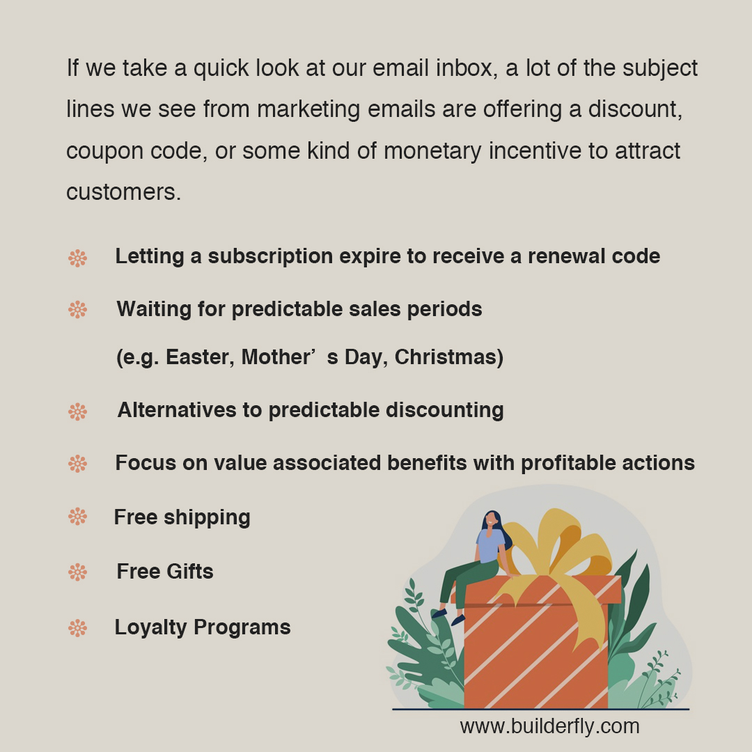 Builderfly's tweet photo. One of the most common #strategies for an #ecommercestore (or physical store for that matter) to drum up #business is to offer a #discount.

#ecommerce #onlinestore #businessoffer #createstore @BuilderFly 

https://t.co/TM2Bl2CAzY https://t.co/QKN6BsnRCv