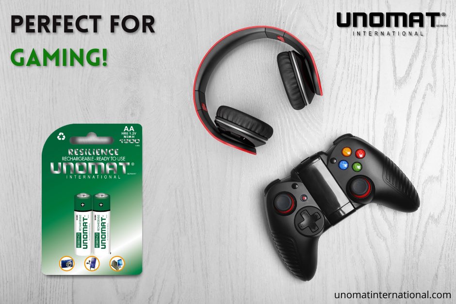 Unomat_'s tweet photo. Unomat Resilience Rechargeable battery is designed for reusing the extra power from the batteries. Longer performer period is guaranteed! 
Available in AA, and AAA. 
For more details, visit us on our website. 🔋
.
.
.
.
.
.
#unomat #UnomatInternational #battery #reusable #gaming https://t.co/7sKzCsI7re