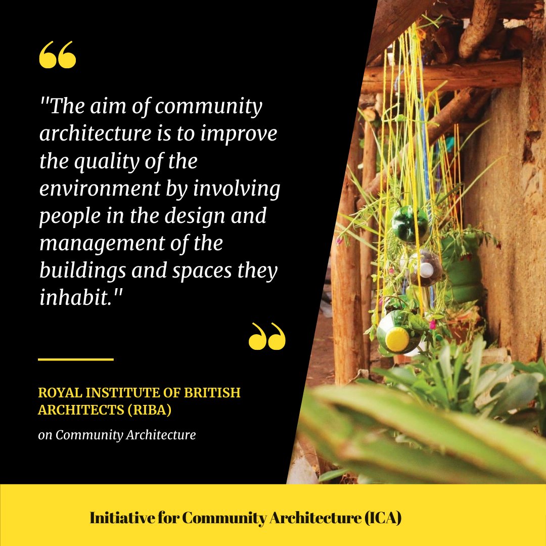 ICA is a group of like minded individuals with the motto “Empower Through Design” with a drive
to channel the talk from the endless possibilities of using design to effect change in our
local communities to actually doing something.
#CommunityArchitecture