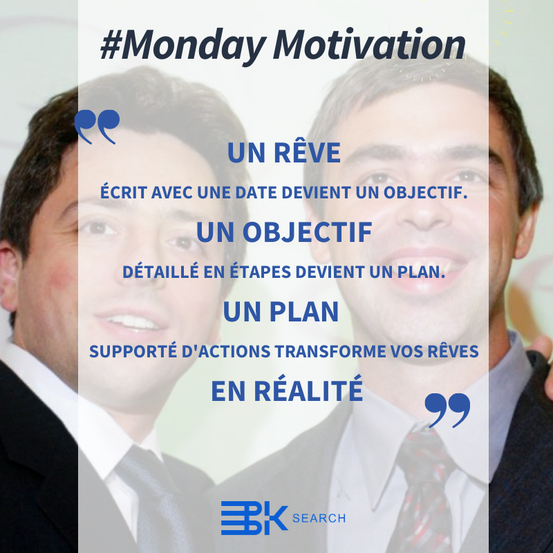 SearchBk's tweet photo. Cette semaine nous passons à l'action! Et vous, que comptez-vous faire? 
Excellente semaine. 
#GrowthMindset #success #passion #MondayMotivation #Mondaythoughts #staffing #recrutement https://t.co/LyRSDIfgB3