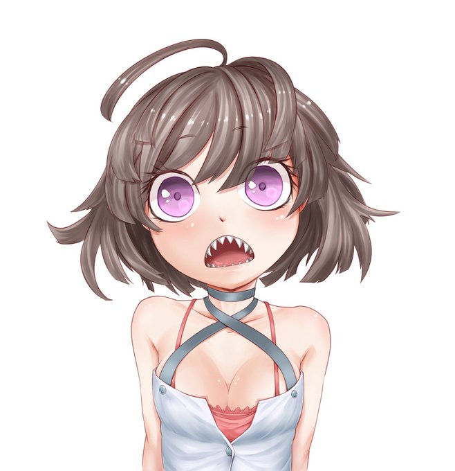 昔描いた方のプロフキャラ
こっちの方が怪物感あって良いかもとも思います。 