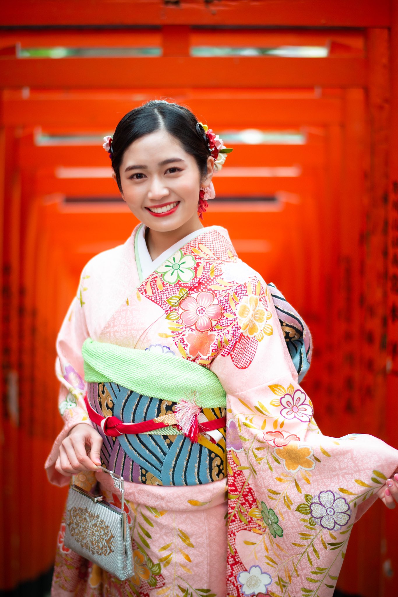 たいやき雑誌掲載　中村アンさん着用 アルパカ混ボアジップアッププルゾン 23区oggi掲載 中村アン着用 アルパカ混ジップアップブルゾン