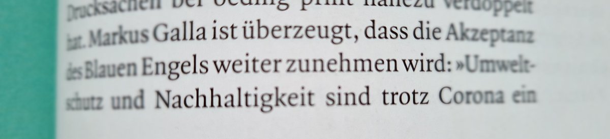 Markus Galla Umweltschutz Und Nachhaltigkeit Sind Trotz Corona Ein Immens Wichtiges Thema Auch Im Design In Der Werbung Und Der Grafischen Industrie Zitat Von Mir In Der Pagemag 02 21 Uber