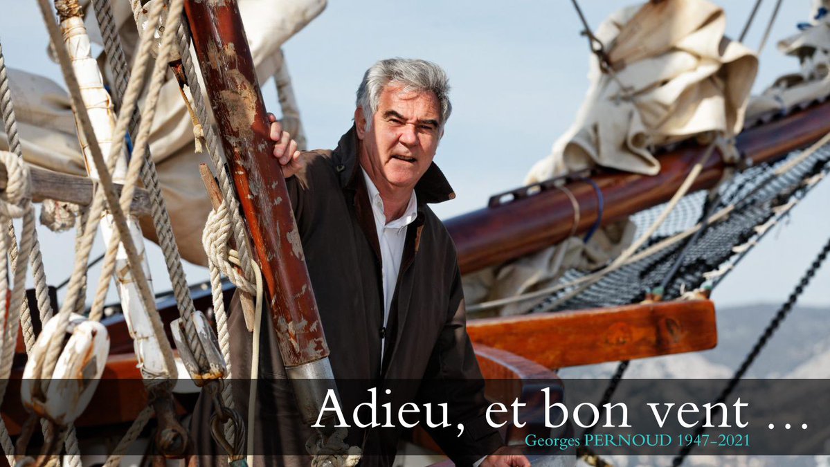 coherence_e's tweet photo. Georges Pernoud, qui nous a embarqués pendant plus de quarante ans sur #Thalassa, a pris le large... Ce passionné de la mer, avait créé Thalassa, une émission d’une exceptionnelle longévité. Pensées à sa famille et ses proches. Bon vent Monsieur #Pernoud et merci ! https://t.co/BDR8Vf8JDZ