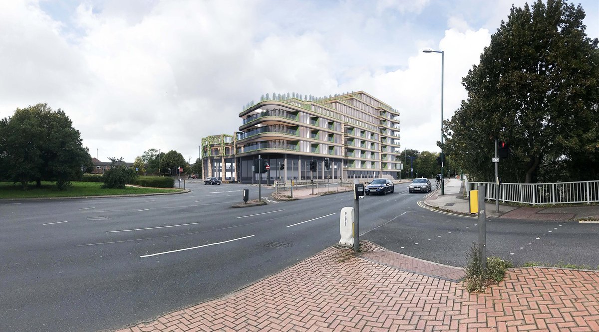 urbinfonotts's tweet photo. PLANNING APP SUBMITTED - 152-160 London Road

The plans designed by @CBPArchitects for @ALBNottingham will see:

- 100 apartments in a building of up to 9 storeys
- Roof terraces on setbacks
- Residents gym
- Landscaping 
- Ground floor restaurant &amp; cafe

#EastMidsHeadsUp #Notts https://t.co/llBIvGsqPC