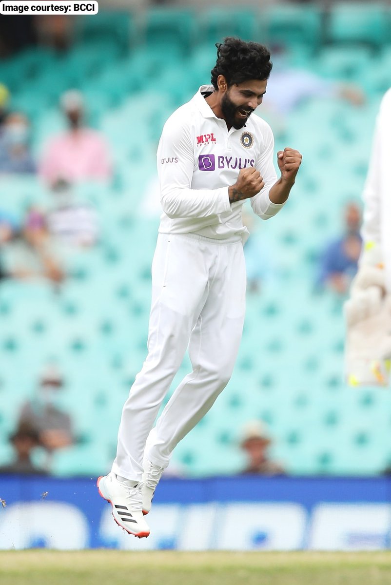 Jadeja starred with the ball in the first innings and scored valuable runs down the order before an injury ruled him out. But on Day Five, the warrior in him was padded up despite a fractured thumb if he was needed 