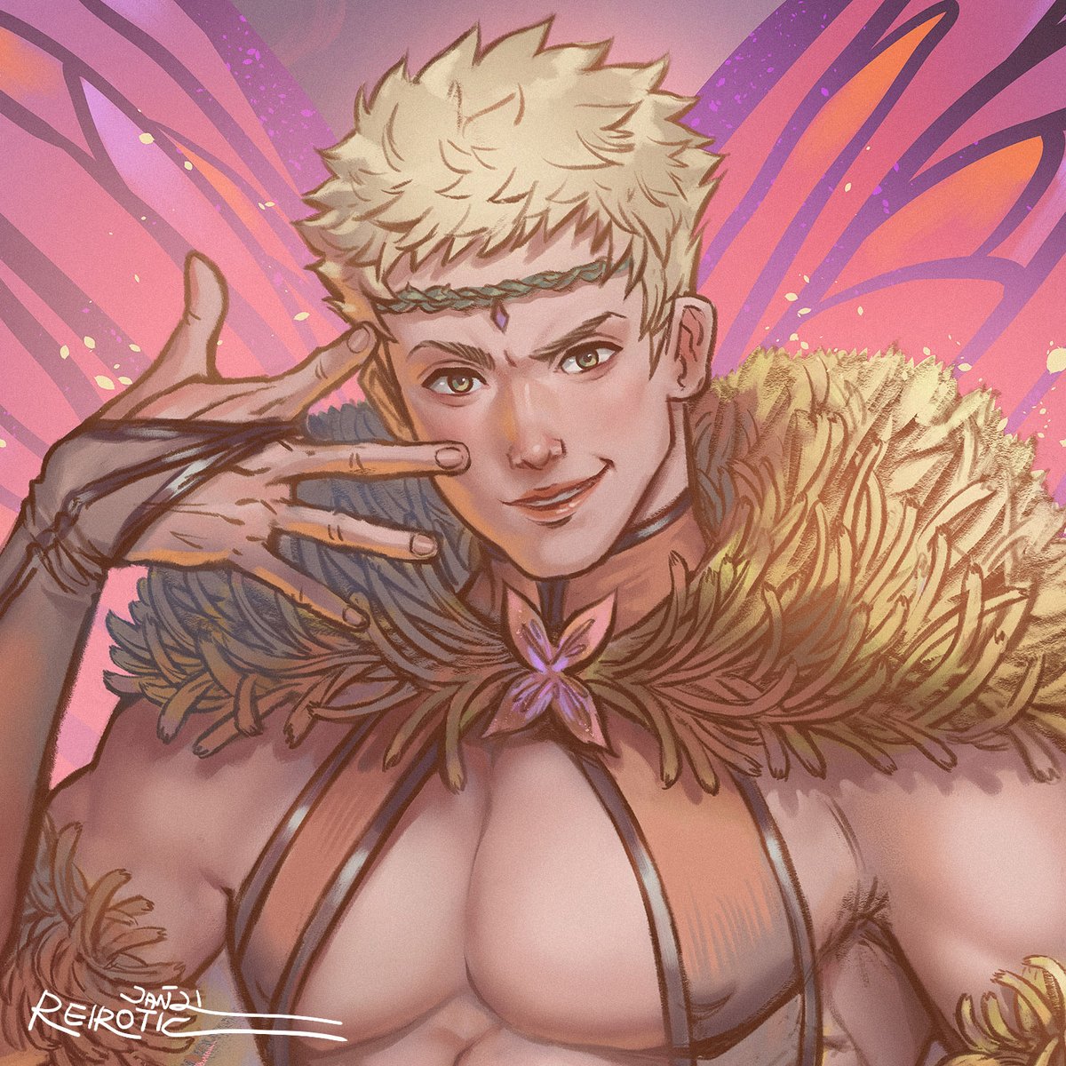 Reirotica's tweet photo. 💬 "Halt! I am Odin - Dokkalfar chosen by the darkness!"

Had plenty of fun designing him, thanks to the interesting suggestions from fans! Thank you for tagging along! (o゜▽゜)o🦋 https://t.co/NglclSMLxO