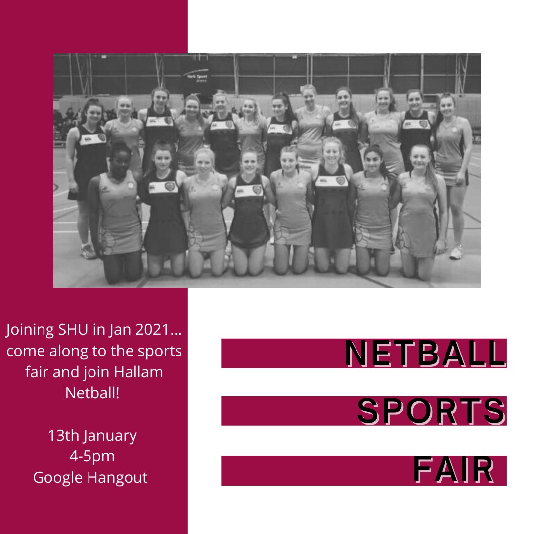 SHU Netball tweet media