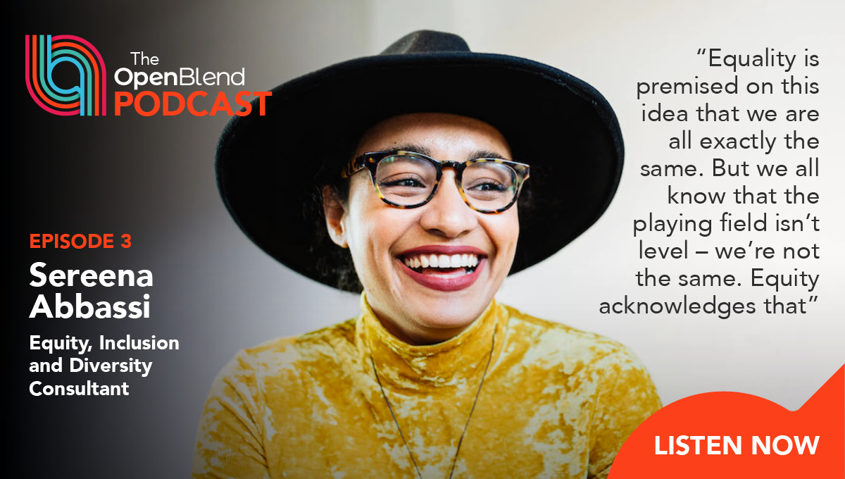 In episode 3 of The OpenBlend Podcast, our CEO & Founder Anna Rasmussen talks to @sereenaabbassi, Equity, Inclusion and Diversity Consultant.

Want a glimpse at some of the key topics discussed? Click here ➡️ openblend.com/blog/an-interv…

#hr #diversity #inclusion #equity #equality