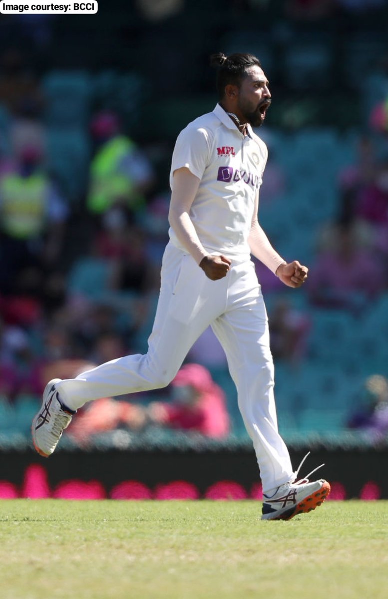 Mohammed Siraj drew first blood by dismissing David Warner early in the innings on Day 1 