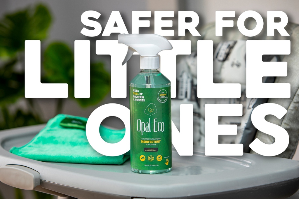 At Opal Eco we prove that nasty chemicals are unnecessary in the pursuit of hygiene - which is especially important considering kids and hygiene are at war with one another 99% of the time. 👩‍⚕️ #OpalEco