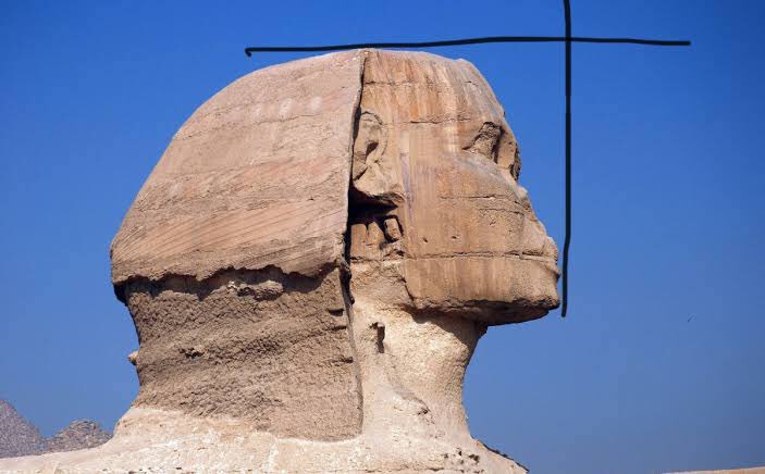 The Napoleon Syndrome led to the BaNTU nose & lips of Heru Em Akhet to be shot off 200 years ago. Unfortunately the side profile of Heru Em Akhet is consistent with the side profile of the baNTU, no Eurasian or white North African has this Prognathic Profile.