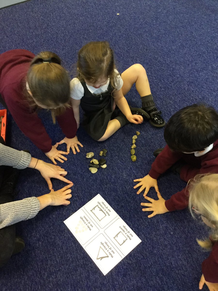 MrsTomkinsMLP's tweet photo. We are making shapes from things we collected outside https://t.co/5K7slc0gUY
