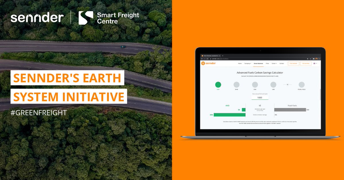 We are very excited to announce sennder's EARTH System initiative is kicking off 2021 with @smartfreightctr Accreditation process. We anticipate this will confirm conformance with the #GLECFramework
@CDP #greenbusiness #keepontrucking