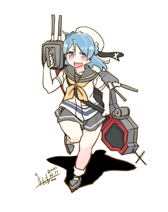 浦風『うちに任しとき!』
#艦これ版深夜の真剣お絵描き60分一本勝負
#艦これ版真剣お絵描き60分一本勝負_20210111
#艦これ #浦風 