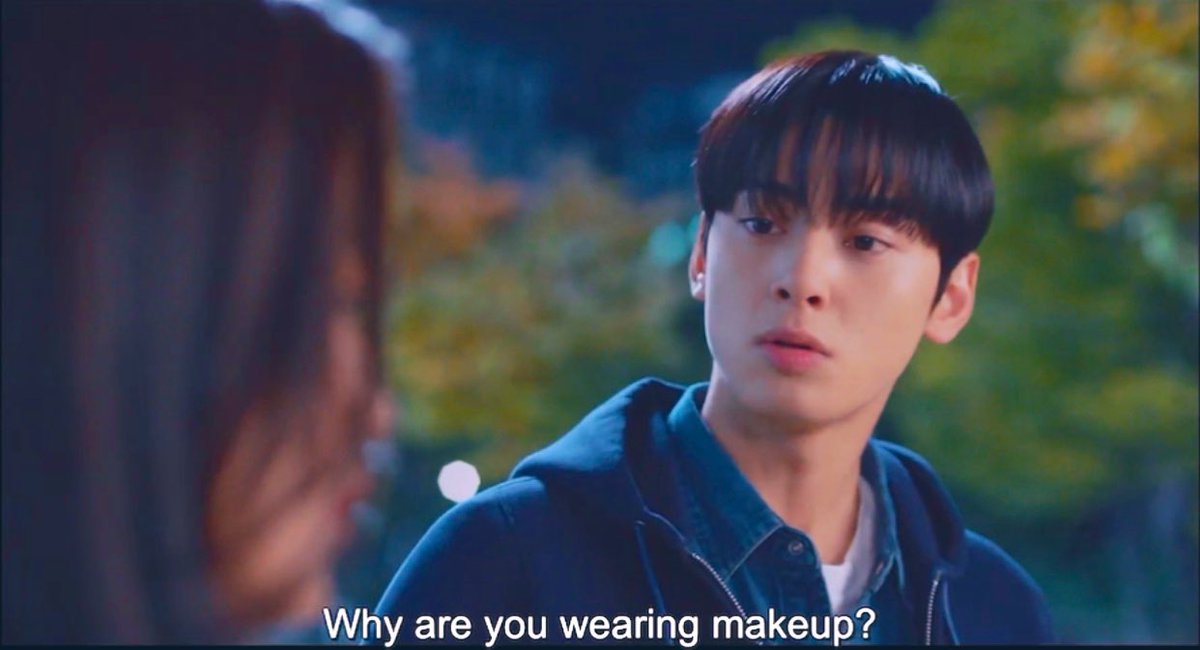 ldmvrs's tweet photo. i love how suho tells her she is pretty even with her bare face but he never invalidates her insecurities and understands her dependency on make up without any judgement 

#TrueBeauty #차은우 https://t.co/rPtf8RxWYF