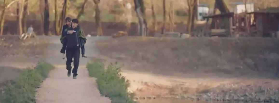 1. Piggyback scene [Towards the Playground VS Across the Bridge and Waters]