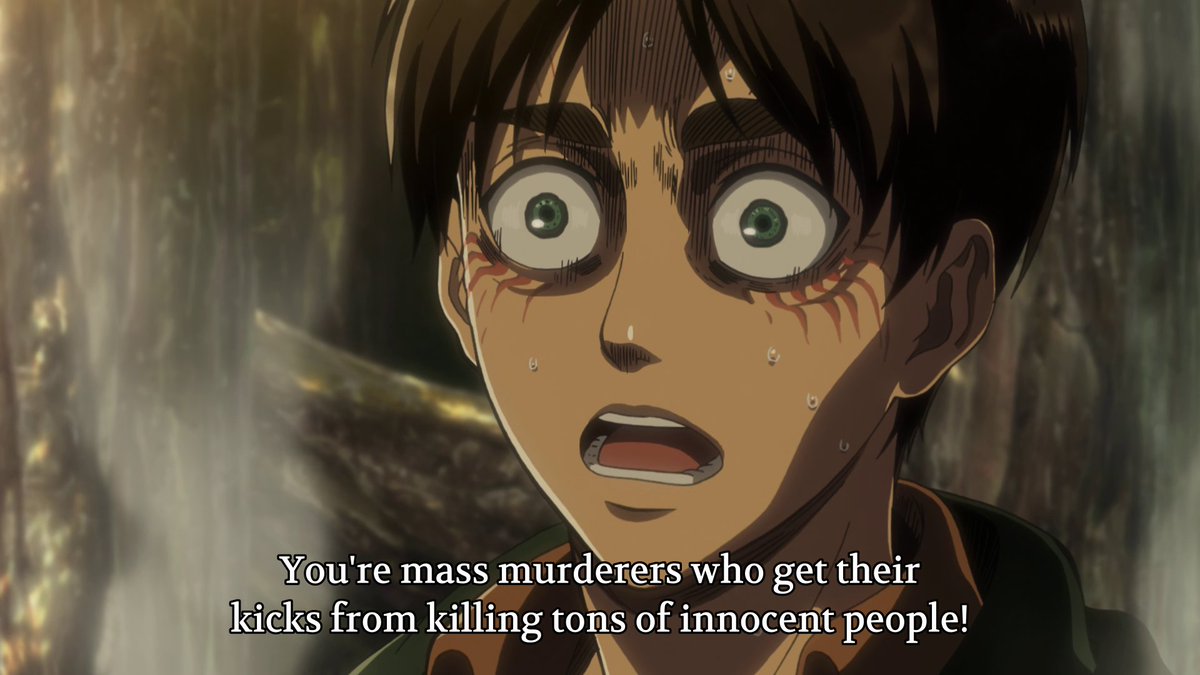 For some, this is quite a drastic shift for Eren, because we know just how righteous his character is. But there has also always been a darker side to him that many ignored.