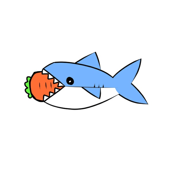 アマミンどん 試し描き サメにんじんです フリーアイコンなのでご自由にお使いください T Co 2vcqcnsvlp Twitter