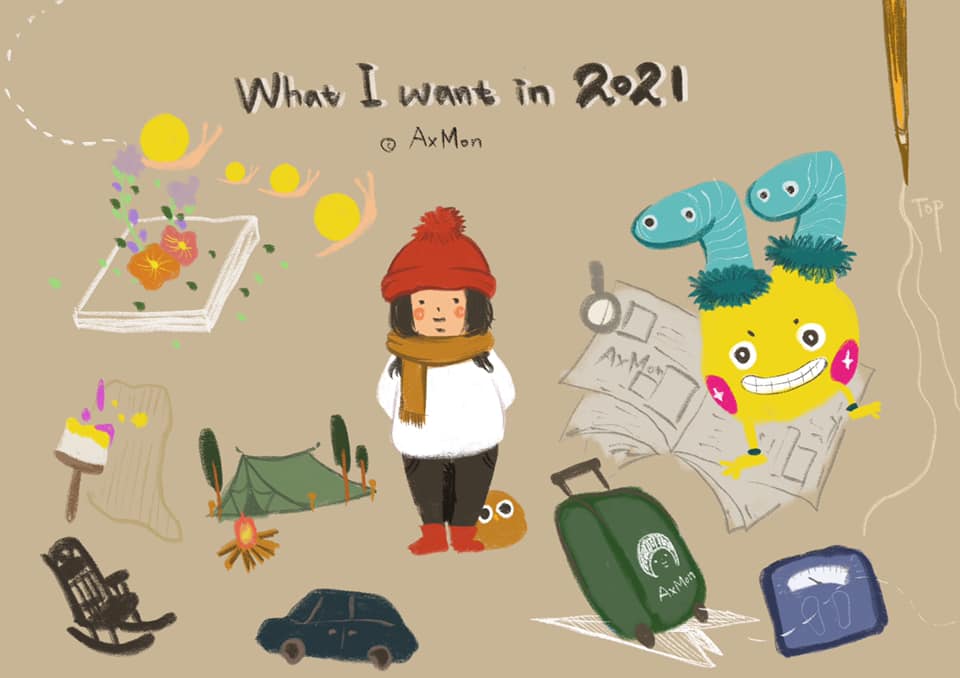 axmonart's tweet photo. What I want in 2021
#AxMon手繪工作室
#雨衣人   #sketch #artist #illust #Mon #artwork #illustrator #art #love  #work #taiwan  #case #創作  #設計 #彩繪 #客製 #原創 #阿猛 #手繪 #插畫 #彩繪牆 #藝術 #臺灣 #插畫家阿猛 #AxMon手繪工作室 #熱氣球 #曲奇餅 #包裝插畫 https://t.co/VlrpZKD0e8